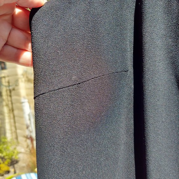 AFTER DARK Little Black Dress Sleeveless Skinny Strap SZ 16 - Picture 4 of 15